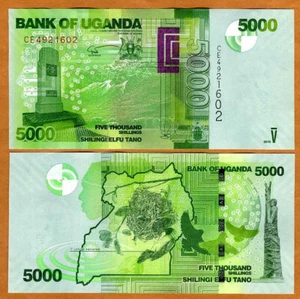 Uganda, 5000 (5,000) Shillings, 2019, P-51f, UNC - Picture 1 of 1