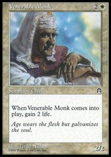 Magic the Gathering MTG Venerable Monk (21) Stronghold   LP