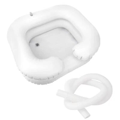 Portable Shampoo Bowl Air Inflatable Hair Washing Basin Hair Washing Sink for... - Image 1 of 4