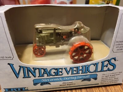 Ertl McCormick Deering Farmall Tractor Die Cast 1:43 New In Box 2527 - Image 1 of 4