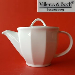 Villeroy & Boch Luxembourg GEO 2 Tassen Off-White Mini Teekanne mit Deckel. Winkelplatten - Bild 1 von 12