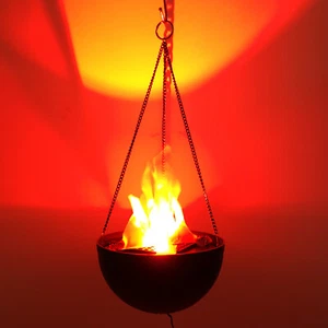 3D Hanging Fake Flame Light Artificial LED Silk Lamp Effect Realistic Campfire - Picture 1 of 7