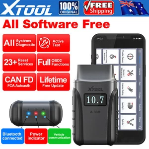 XTOOL A30M Auto Full System Diagnostic Scanner Code Reader 23 Resets Bluetooth - Picture 1 of 12