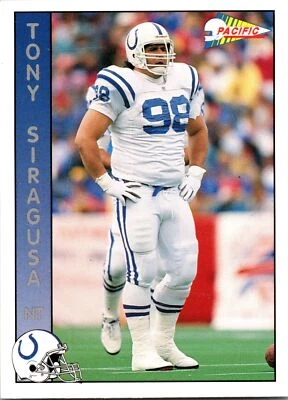 1992 Tony Siragusa #451 Indianapolis Colts MFBC#46 - Image 1 of 2