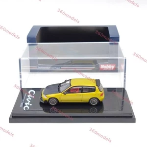Hobby Japan 1/64 Civic EG6 JDM STYLE MESH WHEEL Yellow HJ641017FY Diecast Model - Imagen 1 de 9