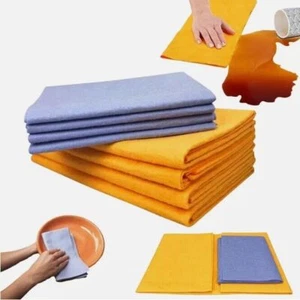8Pcs Absorbent Cleaning Multi-Purpose Cleaning Chamois Towel Cloth Kitchen Tool. - Picture 1 of 7