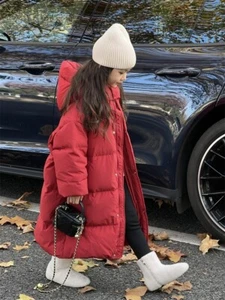 New Kids Girls Winter Coat Hooded Parka School Jacket Outwear Padded Jacket A280 - Picture 1 of 50