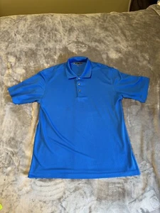 Camisa pulóver de golf azul Pebble Beach para hombre L Performance Tech - Imagen 1 de 8