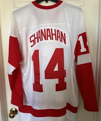 Mitchel & Ness $200 Mens Large Brendan Shanahan Detroit Red Wings Hockey Jersey - Image 1 of 4