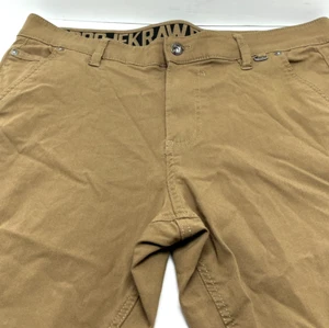 Pantalone Projek Raw Uomo 34x26 Marrone Performance 5 Tasche Elasticizzato Escursionismo - Foto 1 di 12