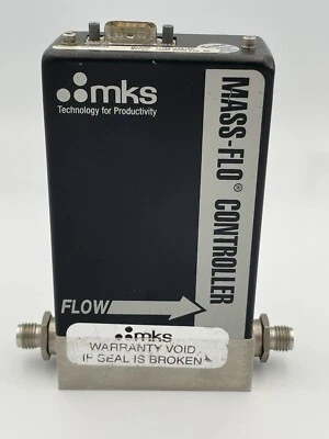 MKS MASS-FLOW CONTROLLER Model 1179A14CS1NV 10,000sccm/swage/NC/9pin/Viton/N2 - Image 1 of 4