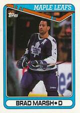 1990-91 Topps #155 BRAD MARSH - Toronto Maple Leafs