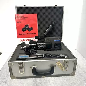 Magnavox Vídeo Escort VHS-C Recorder Koffer & Zubehör. Verkauf für Ersatzteile - Bild 1 von 11