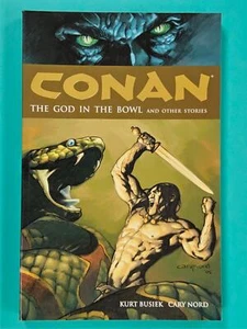 CONAN ~ 2005 DUNKLES PFERD ~ DER GOTT IN DER SCHÜSSEL UND ANDERE GESCHICHTEN ~ SELTEN OOP - Bild 1 von 2