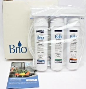 Brio 3 Stage Reverse Osmosis Water Filtration Filter System NFLUSFQ300 - Picture 1 of 7