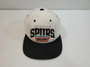 Mitchell & Ness San Antonio Spurs White/Black Hardwood Classics Snapback Hat Cap - Picture 1 of 12