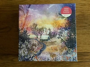 Enchanted Snowfall 1000 Piece Puzzle by Galison 20” X 27” - Picture 1 of 3