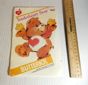Butterick 6227 Tenderheart Bear Stuffed Toy Pattern  Butterrick Sewing world - Picture 1 of 6