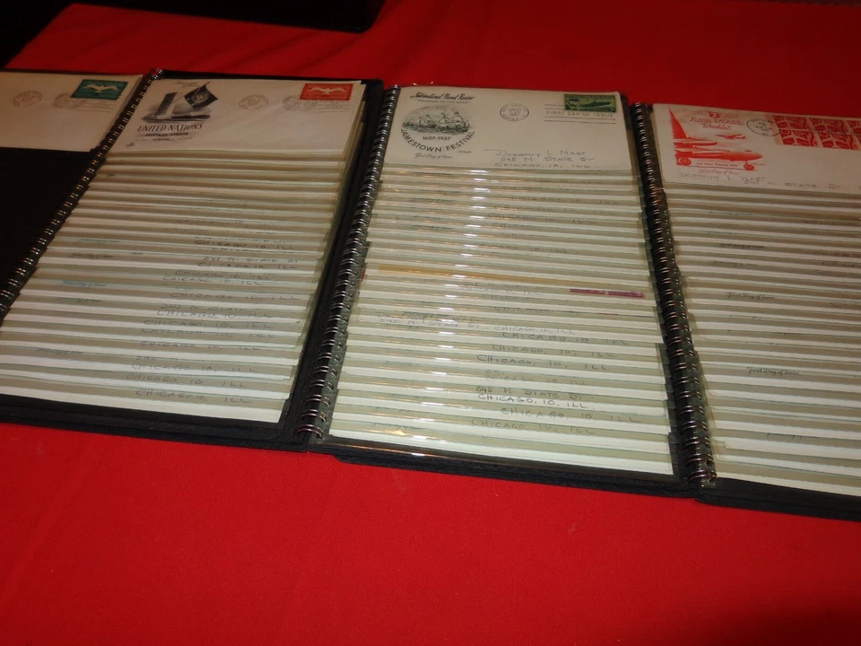 LIQUIDATION 140 ANTIQUE FIRST DAY COVERS 1951 - 1963 UNIQUE SET GREAT DEAL # 410 - Image 1 of 4