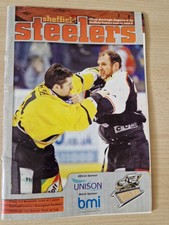 Sheffield Steelers Vs Nottingham Panthers, Programme, EIHL, 3/11/06