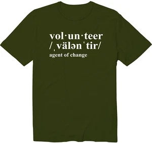 Volunteer Shirt T-Shirt für Volunteer Day Tee Volunteer An a agent of change - Bild 1 von 22