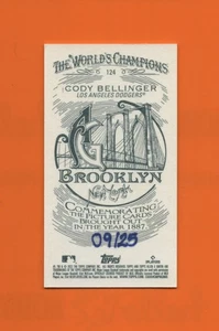 2022 Topps Allen & Ginter Mini Brooklyn Back ##124 Cody Bellinger 9/25 - Picture 1 of 2