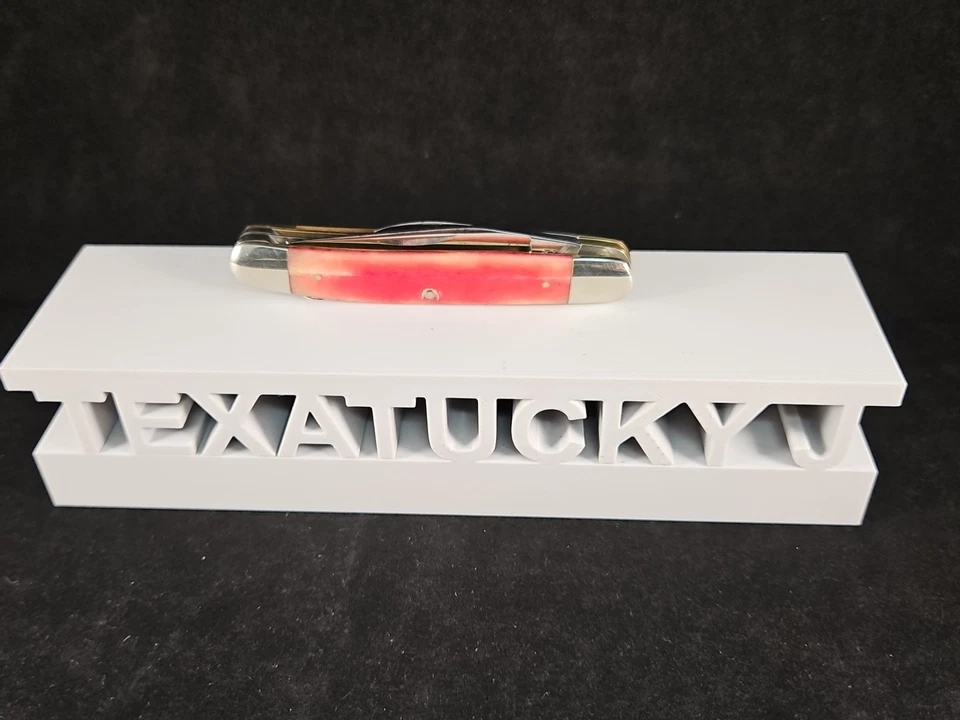 Navaja de bolsillo Case XX 10 puntos 1980 SR62027 hueso rosa liso serpentina Jack Foto 1 de 4