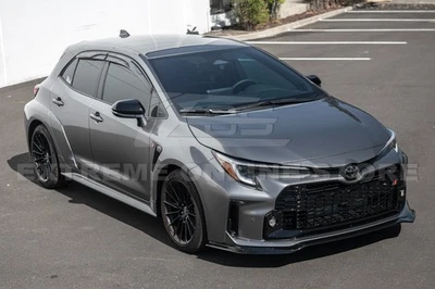 GR Style Glossy Black Front Bumper Lip Splitter For 23-24 Toyota GR Corolla - Image 1 of 4