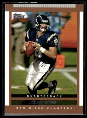 2003 Topps Draft Picks & Prospects Drew Brees San Diego Chargers #82 - Image 1 of 2