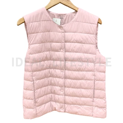 UNIQLO PUFFTECH компактный жилет S-3XL упаковываемый с подкладкой без рукавов женщин 478569 новый с Ярлыками - Изображение 1 из 4