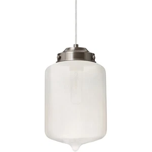 Besa Lighting 1JT-OLINFR-SN Olin 1 Light Satin Nickel Cord Pendant Ceiling Light - Picture 1 of 2