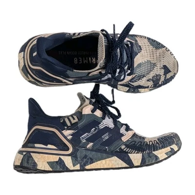  Adidas UltraBoost 2 Patrón Geométrico Colegial Azul Marino Para Mujer Talla 8 Azul Prime  Foto 1 de 4