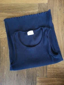 Mädchen Top Shirt ärmellos dunkelblau Gr. 164, Jonas Nielsen, Rippshirt - Bild 1 von 2