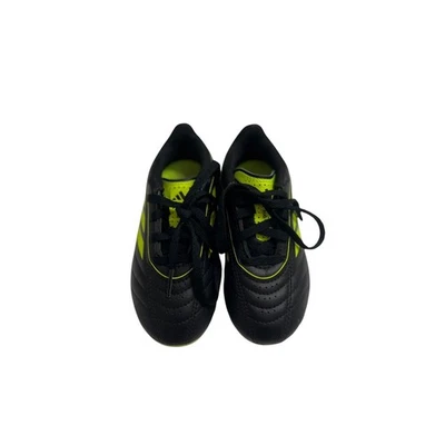 Adidas Goletto Jóvenes Niños Talla 9K Zapatos Negro Azul Atlético Parte Superior Baja Botines de Fútbol Foto 1 de 4