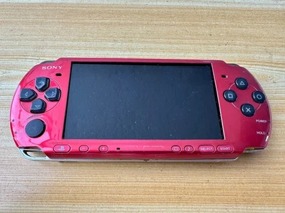 Sony Playstation PSP 2004 Vibrant Red Handheld System Console - Parts or Repair - Image 1 of 4