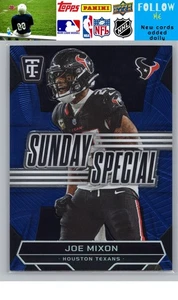 2024 Panini Totally Certified #13 Joe Mixon Sunday Special Blue #/199 - Picture 1 of 2