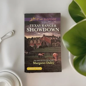 Texas Ranger Showdown By Margaret Daley 2018 Paperback Book Large Print Inspired - Picture 1 of 3