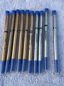 Genuine Waterman Rollerball Pen Refills, 10 Pack, Blue Fine, Bulk Packed - Picture 1 of 6