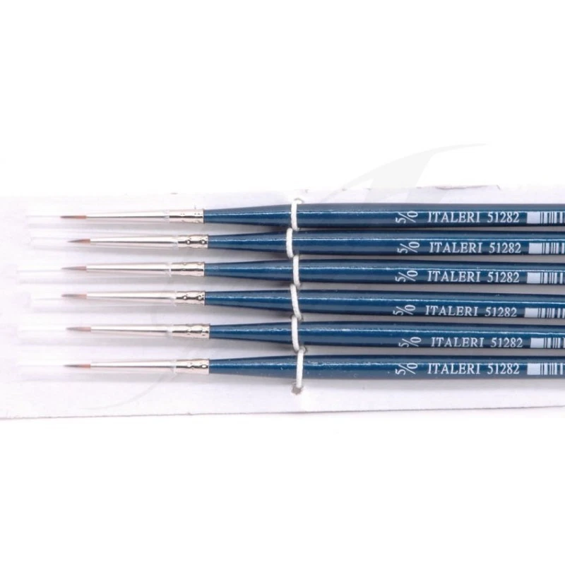 NEUF Italeri PENNELLO SINTETICO TONDO 00000 Pz.6 - IT51282 - Photo 1/1