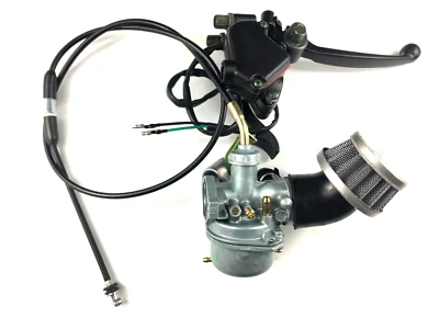 Filtro de ar cabo acelerador carburador e controle de polegar para lata AM DS70 DS90 DS90X - Imagem 1 de 4