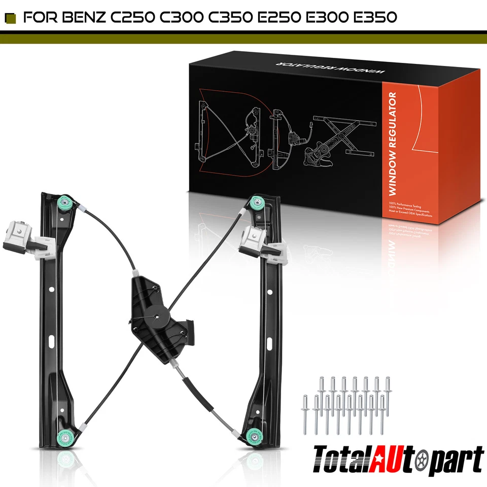 Regulador de ventana delantero derecho mercedes-benz w204 c230 c250 w212 e250 e63 amg Foto 1 de 4