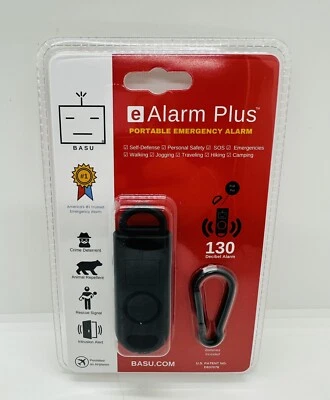 BASU eALARM Plus 130db Emergency Alarm Personal Safety Tripwire Camping & Hiking - Image 1 of 3
