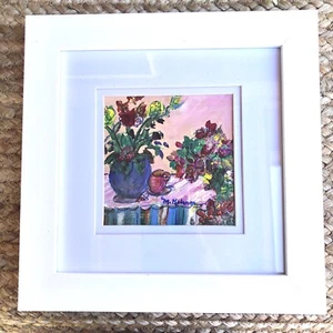 Marjorie Kinney (AMERICAN) Authentic Floral Oil Painting by the famous US Artist - Picture 1 of 13