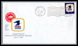 US FDC # 1396 8c Postal Emblem USPS Palmento, GA 1971, 9p479 - Picture 1 of 1