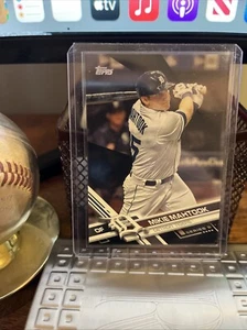 Mikie Mahtook Detroit Tigers 2017 Topps Black #550 Ser. #d /66 - Picture 1 of 2