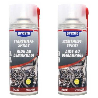 Spray de arranque Presto 2x 400 ml spray de arranque Start Spray Startpilot ayuda de arranque - Imagen 1 de 4