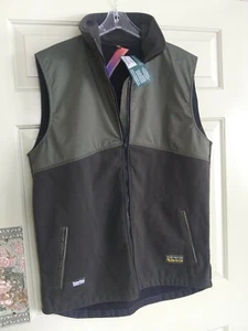 Huntech Thermofleece 2000 XPR windproof fleece vest Green New Zealand XL - Picture 1 of 7