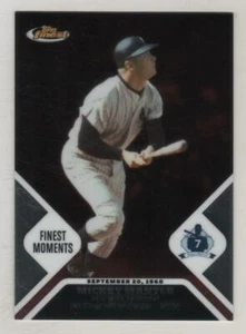 2006 Topps Finest Moments Mickey Mantle New York Yankees #MMFM20 BV$6 ###/850 - Picture 1 of 1