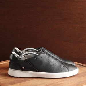 Kizik Sneakers WMS SZ 9 BLK Miami Laceless Comfort Slip In Leather Walking Shoes - Picture 1 of 15