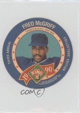 1990 King-B Collector's Edition Discs Food Issue Fred McGriff #13 HOF